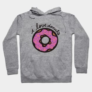 I Love donuts Hoodie